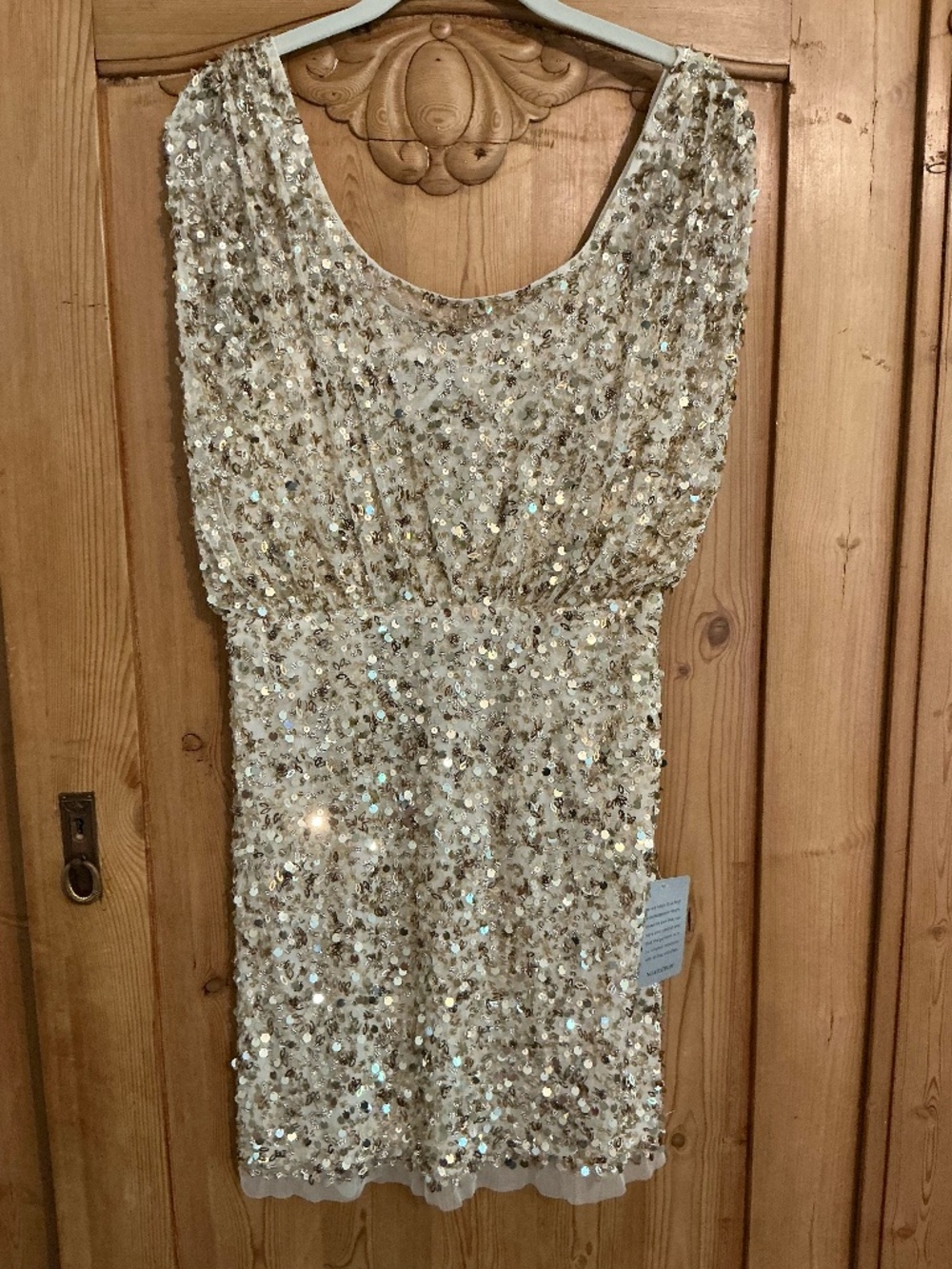 Aidan Mattox Sequin Mini Dress Size 6 - Picture 7 of 12